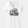 Women's Perfect T Cotton V Neck T Shirt Thumbnail