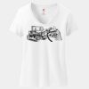 Women's Perfect T Cotton V Neck T Shirt Thumbnail