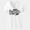 Women's Perfect T Cotton V Neck T Shirt Thumbnail