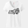 Women's Perfect T Cotton V Neck T Shirt Thumbnail