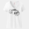 Women's Perfect T Cotton V Neck T Shirt Thumbnail