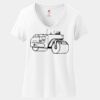 Women's Perfect T Cotton V Neck T Shirt Thumbnail