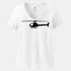 Women's Perfect T Cotton V Neck T Shirt Thumbnail