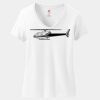 Women's Perfect T Cotton V Neck T Shirt Thumbnail