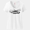 Women's Perfect T Cotton V Neck T Shirt Thumbnail