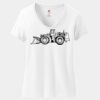 Women's Perfect T Cotton V Neck T Shirt Thumbnail