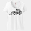 Women's Perfect T Cotton V Neck T Shirt Thumbnail