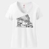 Women's Perfect T Cotton V Neck T Shirt Thumbnail