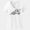 Women's Perfect T Cotton V Neck T Shirt Thumbnail