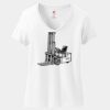 Women's Perfect T Cotton V Neck T Shirt Thumbnail