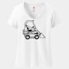 Women's Perfect T Cotton V Neck T Shirt Thumbnail