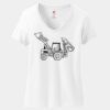 Women's Perfect T Cotton V Neck T Shirt Thumbnail