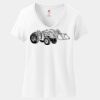 Women's Perfect T Cotton V Neck T Shirt Thumbnail