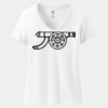Women's Perfect T Cotton V Neck T Shirt Thumbnail