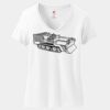 Women's Perfect T Cotton V Neck T Shirt Thumbnail