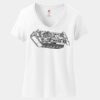 Women's Perfect T Cotton V Neck T Shirt Thumbnail