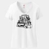 Women's Perfect T Cotton V Neck T Shirt Thumbnail