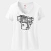 Women's Perfect T Cotton V Neck T Shirt Thumbnail