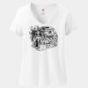 Women's Perfect T Cotton V Neck T Shirt Thumbnail