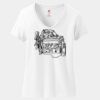 Women's Perfect T Cotton V Neck T Shirt Thumbnail