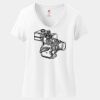 Women's Perfect T Cotton V Neck T Shirt Thumbnail