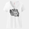 Women's Perfect T Cotton V Neck T Shirt Thumbnail