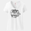Women's Perfect T Cotton V Neck T Shirt Thumbnail
