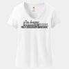Women's Perfect T Cotton V Neck T Shirt Thumbnail