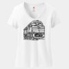 Women's Perfect T Cotton V Neck T Shirt Thumbnail