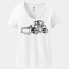 Women's Perfect T Cotton V Neck T Shirt Thumbnail