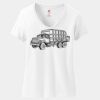 Women's Perfect T Cotton V Neck T Shirt Thumbnail