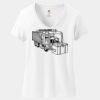 Women's Perfect T Cotton V Neck T Shirt Thumbnail