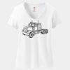 Women's Perfect T Cotton V Neck T Shirt Thumbnail