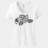Women's Perfect T Cotton V Neck T Shirt Thumbnail