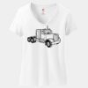 Women's Perfect T Cotton V Neck T Shirt Thumbnail