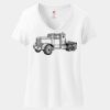 Women's Perfect T Cotton V Neck T Shirt Thumbnail