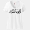 Women's Perfect T Cotton V Neck T Shirt Thumbnail