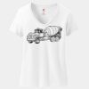 Women's Perfect T Cotton V Neck T Shirt Thumbnail