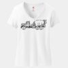 Women's Perfect T Cotton V Neck T Shirt Thumbnail