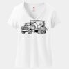Women's Perfect T Cotton V Neck T Shirt Thumbnail