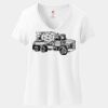 Women's Perfect T Cotton V Neck T Shirt Thumbnail