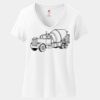 Women's Perfect T Cotton V Neck T Shirt Thumbnail