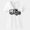 Women's Perfect T Cotton V Neck T Shirt Thumbnail