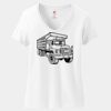 Women's Perfect T Cotton V Neck T Shirt Thumbnail