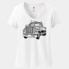 Women's Perfect T Cotton V Neck T Shirt Thumbnail