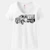 Women's Perfect T Cotton V Neck T Shirt Thumbnail
