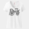 Women's Perfect T Cotton V Neck T Shirt Thumbnail