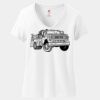 Women's Perfect T Cotton V Neck T Shirt Thumbnail