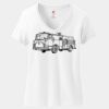 Women's Perfect T Cotton V Neck T Shirt Thumbnail
