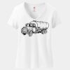 Women's Perfect T Cotton V Neck T Shirt Thumbnail